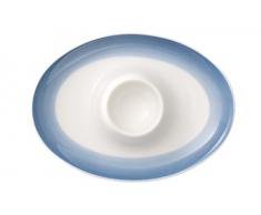 Villeroy & Boch Colourful Life Winter Sky Eierbecher, 5x5x7 cm, Premium Porzellan, Blau