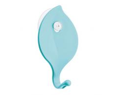 koziol SENSE türkis Wandhaken, thermoplastischer Bio-Kunststoff, 3.8 x 6 x 11.1 cm