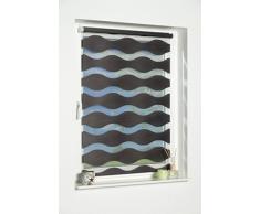 K-home Klemmfix Doppelrollo Welle ohne Bohren - Anthrazit 40 cm x 150 cm (B x L)