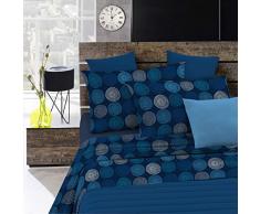 Fantasy Italian Bed Linen Bettwäsche, Ipnotic, Einzelne, Mikrofaser, Hypnotisch