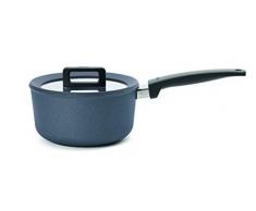 Woll 920CPI Guss Topf Concept Plus Stielkasserolle für Induktion 20 cm, 9.5 cm hoch mit Deckel, 2.5 L mit festen Griff