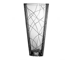 Crystaljulia Vase, Glas, 30,5cm, 14 x 14 x 30,5 cm
