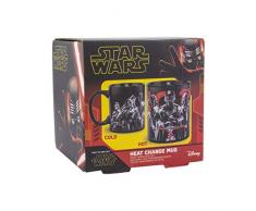 Paladone Episode 9 Heat Change Mug Offiziell Lizenziertes Star Wars Sammlerstück Farbe & Design Heiße Magic Farbwechsel Kaffee Tee Tasse, Keramik, Schwarz, 300 ml