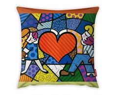 Bonamaison Dekorativ Kissenhülle, Kissenbezug, Zierkissenbezug, Wohnkultur, Für Sofa, Kaffeestube, Größe: 45X45 cm - Entworfen und hergestellt in der Türkei