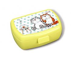 Nici Brotdose, Kunststoff, bunt, 17x12x8 cm