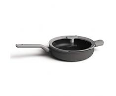 Berghoff 3950165 Bratpfanne, 26 cm, 2,9 l + Deckel, Aluminium, Induktion, Grau