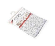 LOVELY HOME TOV. ANT. Jacq. Queen 140x180 Tischdecke Queen 140 x 180 14 x 18 grau
