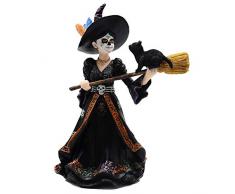 Comfy Hour Dekofigur Hexe, Kunstharz, 20,3 cm