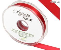Eleganza 15 mm x 20 m Satinband doppelseitig, Rot
