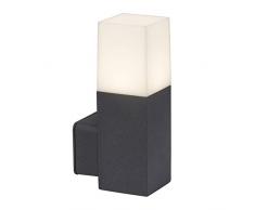 AEG Außenwandleuchte, Aluminium, 7 W, anthrazit/weiß