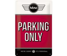 Nostalgic-Art 22243 Mini - Parking Only Red, Blechschild 20x30 cm