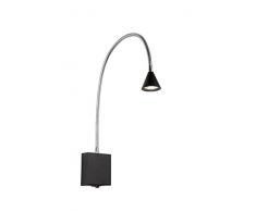 Lucide BUDDY - Bettlampe - LED - 1x3W 4000K - Schwarz