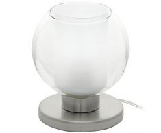 Eglo KARLO 1 Tischleuchte, E27, transparent/Weiß