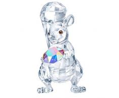 Swarovski Eichhörnchen Kristallfigur, Kristall, weiß, 5.5