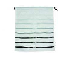 Opportunity 64AF14000200 Wäschesack für die Reise, Motiv: Skala, Schwarz/Weiß, 39 x 0,2 x 48 cm