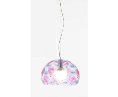 Kartell Kinder-Deckenleuchte, Acryl, E27, transparent, 250 x 38 x 28 cm