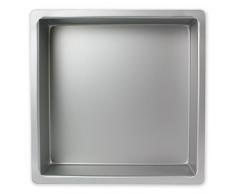 PME SQR144 Quadratische Backform aus eloxiertem Aluminium, 356 x 356 x 102 mm, Silver, 35 x 35 x 10 cm