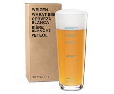 RITZENHOFF Next Wheat Beer Weizenbierglas von Erik Spiekermann, aus Kristallglas, 500 ml