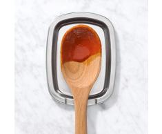 OXO 13245300MLNYK Good Grips Spoon Rest Rutschfester Löffelhalter, edelstahl
