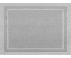 Vent Du Sud 6setyucpvcar yuco Tischset, 6-teilig Polyester/PVC Silber 33 x 46 cm