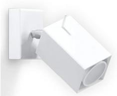 Sollux Lighting MERIDA Wandleuchte, Stahl, Weiß