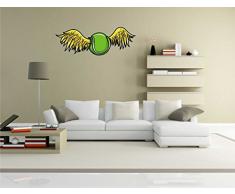 INDIGOS KAR-Wall-sport054-25 Wandtattoo Sport 054 - Tennis Ball mit FlÃ¼geln - Wandaufkleber - 70 x 25 cm