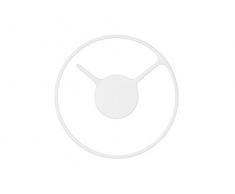 Stelton 852-1 Time Wanduhr medium, Aluminium, weiß,22 cm