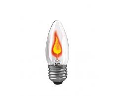 Paulmann 531.00 Flackerkerze 3W E27 Flackerlicht Feuer Flimmerlicht Flamme 53100 Leuchtmittel