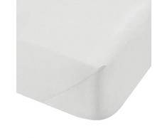 Catherine Lansfield, Dickes Spannbetttuch, 500 TC-Baumwolle, Weiß, Doppelbettgröße, weiß, Laken Doppelbett