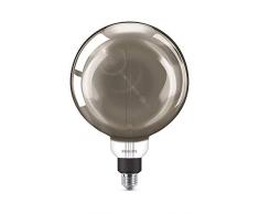 Philips LEDclassic Giant Dekolampe, Vintage Industrial Design ersetzt 25W, E27, neutralweiß (4000Kelvin), 270 Lumen, Globe, smoky