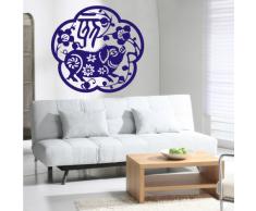 INDIGOS 4052166085601 Wandtattoo w471 Tierzeichen Schwein Wandaufkleber 120 x 112 cm, blau