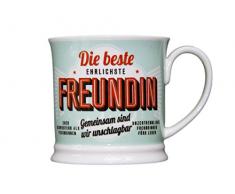 H & H Becher, Porzellan, Mehrfarbig, 12 x 8.7 x 8.7 cm