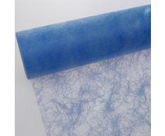 Deko AS GmbH Sizoflor Tischband hellblau 20 cm Rolle 25 Meter 60 015-R