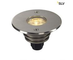 SLV DASAR 92 LED LV Outdoor Bodeneinbauleuchte, 6 W, edelstahl gebürstet
