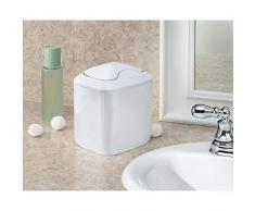 InterDesign 93641EU Una Abfalleimer, weiß