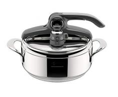 Lagostina Domina Vitamin LagoeasyUp Schnellkochtopf 3.5 Liter, Edelstahl 18/16