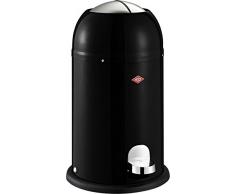 Wesco 184 631 Kickmaster Abfallsammler 33 Liter schwarz
