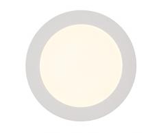 Brilliant Laureen flache Einbauleuchte, Panel, LED integriert, 1x 12 W, 1080lm, 3000K, Metall Kunststoff, weiß G94660/05