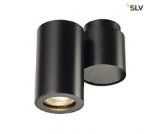 SLV LED Strahler ENOLA_B dreh- und schwenkbar | Dimmbare Wand- und Deckenleuchte zur Beleuchtung innen | LED Spot, Deckenfluter, Deckenstrahler, Decken-Lampen, Wand-Lampe | 1-flammig, GU10, EEK E-A++
