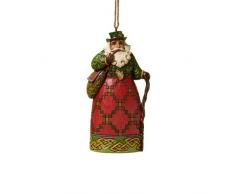 Enesco 4022939 Suspension, irischer Weihnachtsmann, Kunststoff, 12 cm