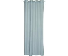 Schöner Wohnen Ösenschal, 100 Prozent Polyester, Hellgrau, 250 x 140 cm