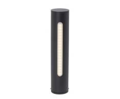 Brilliant G45284/06 Twin LED Außensockelleuchte, Höhe 40 cm, 1-flammig, inklusivive 4,5 W LED, 460 lm, 3000 K, Alu-Druckguss/Kunststoff, IP44, spritzwassergeschützt, schwarz/warmweiß