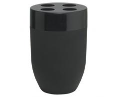 Sealskin Zahnbürstenhalter Bloom, ABS, Farbe: Schwarz