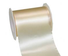 PrÃ¤sent 112 mm 25 m Adria - Satinband, Creme