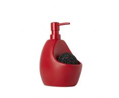 Umbra 330750-505 Joey Seifenspender und Scrubbyhälter 740 ml rot