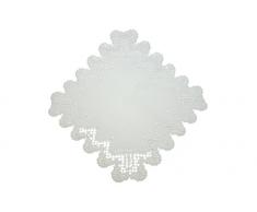 Bellanda Tischläufer, Polyester, Weiß, 60x60