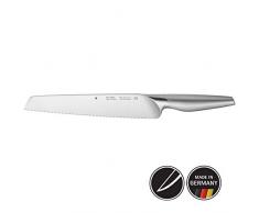 WMF Chefs Edition Kürbis-/Brotmesser, Doppelwellenschliff 37 cm, Spezialklingenstahl, Messer geschmiedet, Performance Cut, Holzkassette Klinge, 24 cm