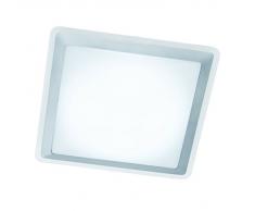 Reality Leuchten LED Deckenleuchte, Rand klar, 12 W 720 lm 3000K, inklusiv Leuchtmittel, 33 x 33 cm R62541200