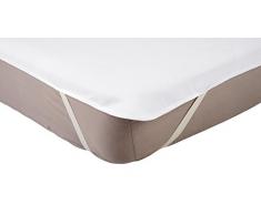 AmazonBasics Matratzenschoner, wasserdicht, Molton, 70 x 140 cm weiß