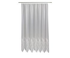 Anna Cortina Gardine, Stoff, weiß, 245 x 750 cm